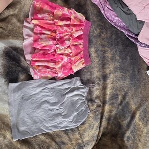 Place Bright Pink Girls' Elastic Waist Skirt